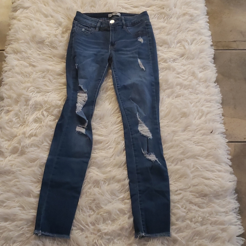 Charlotte russe ripped jeans